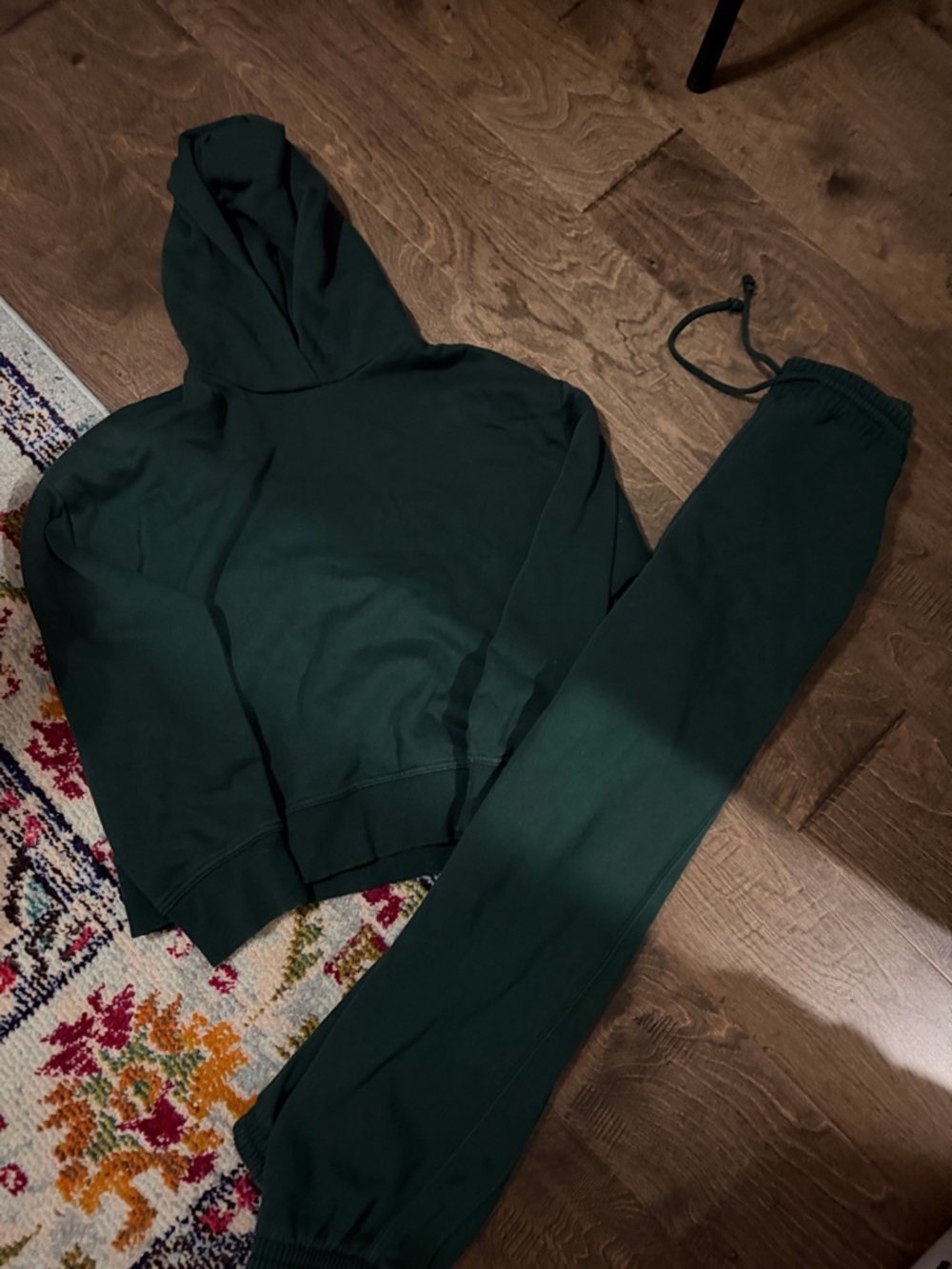 Zara Dark Green Hoodie & Joggers Set